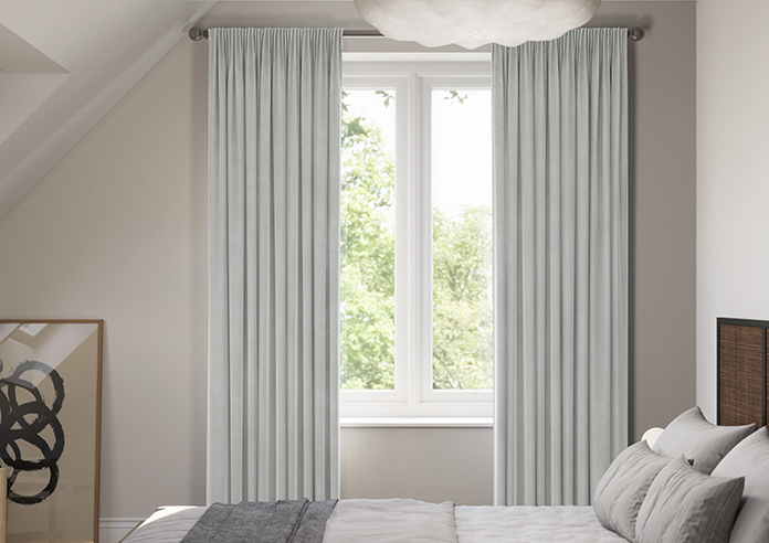 Odessa Velvet, Silver - Made to Measure Curtains - Image 3